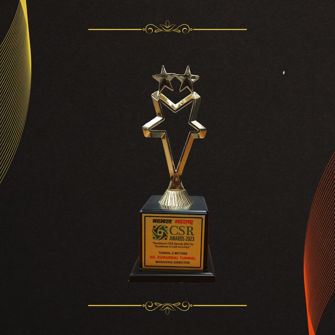 Tunwal E-Motors award/recognition